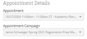 Report on appointment